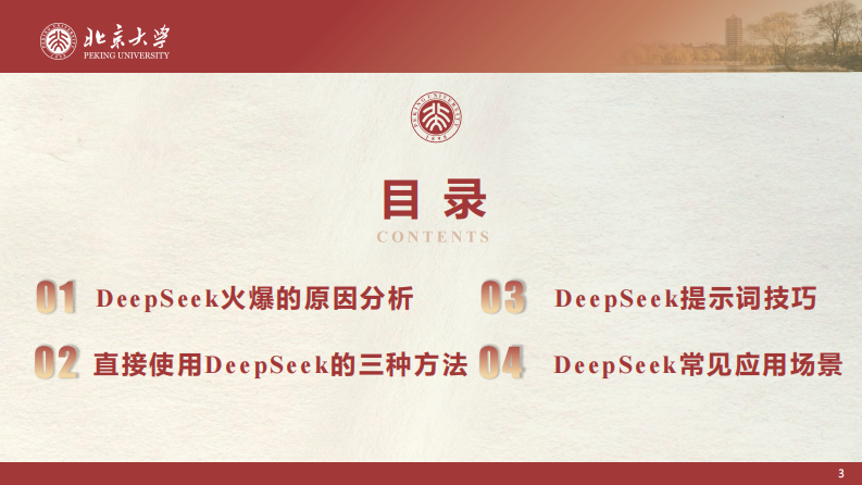 北京大学-DeepSeek系列-提示词工程和落地场景 第3页