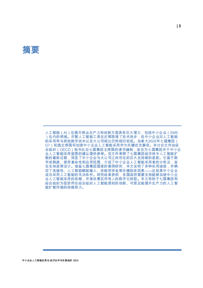 中小型企业的人工智能采用 第3页
