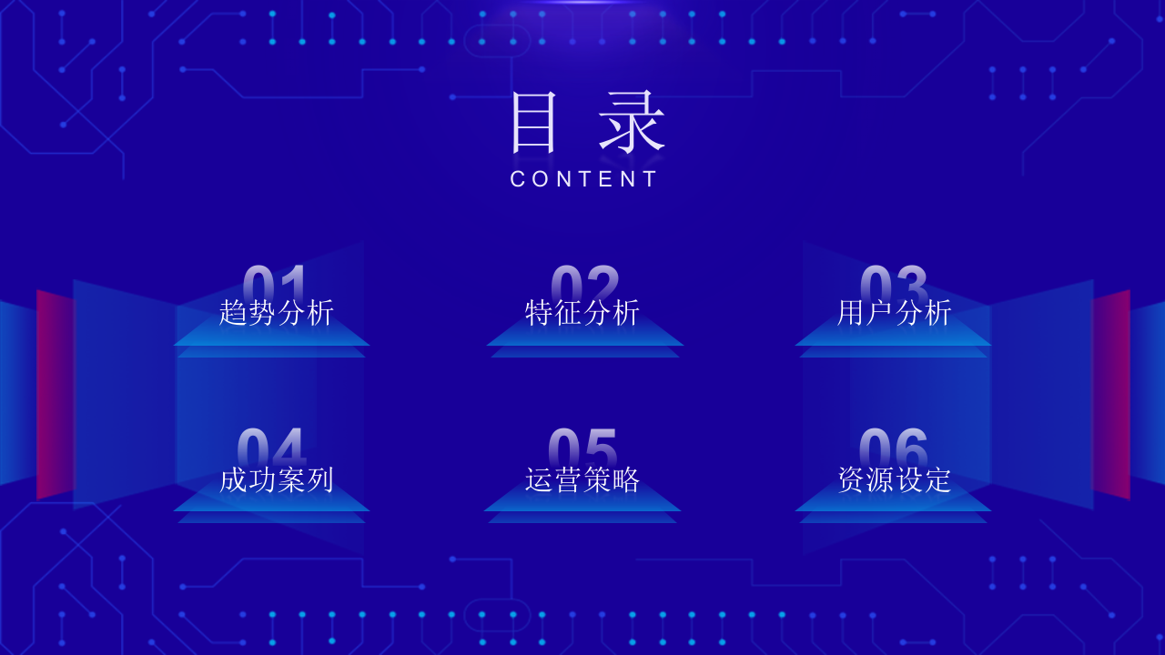 蓝紫高端科技风新媒体运营方案汇报ppt模板.pptx 第2页