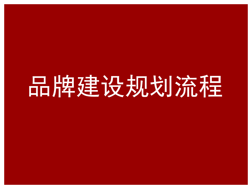 品牌建设规划流程.ppt 第1页