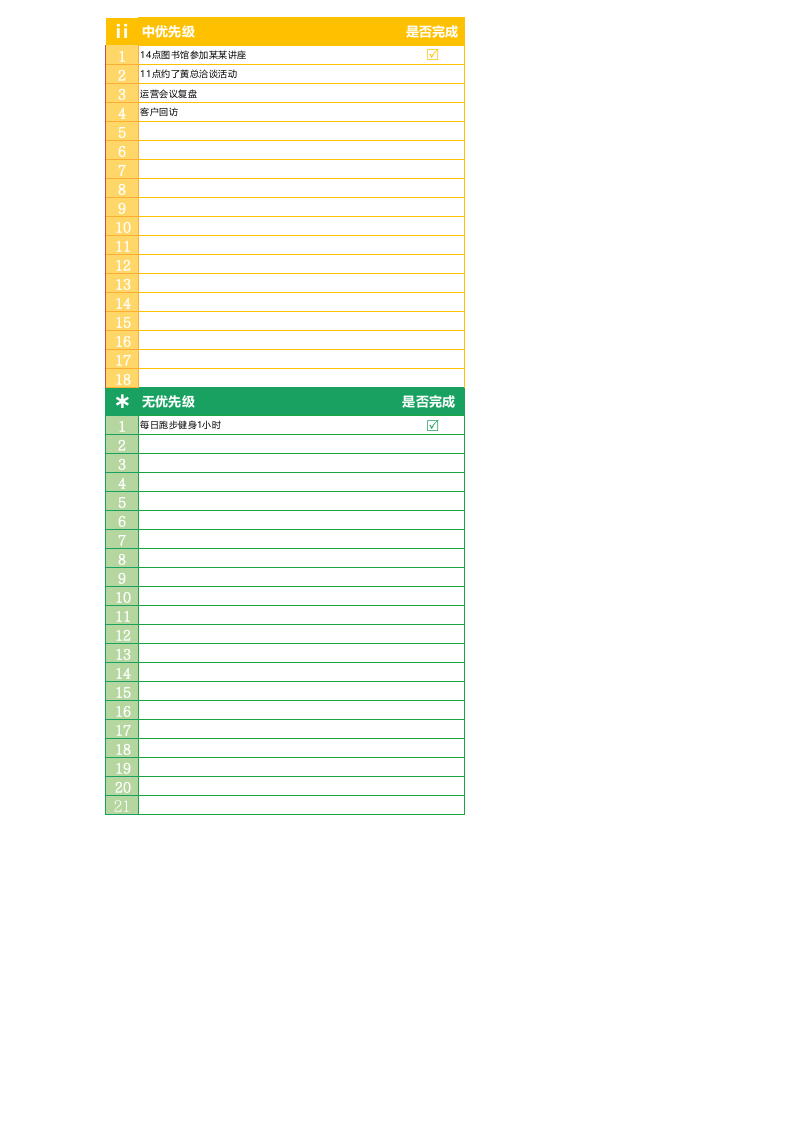 2022年每月工作计划清单-自动分类.xlsx 第2页