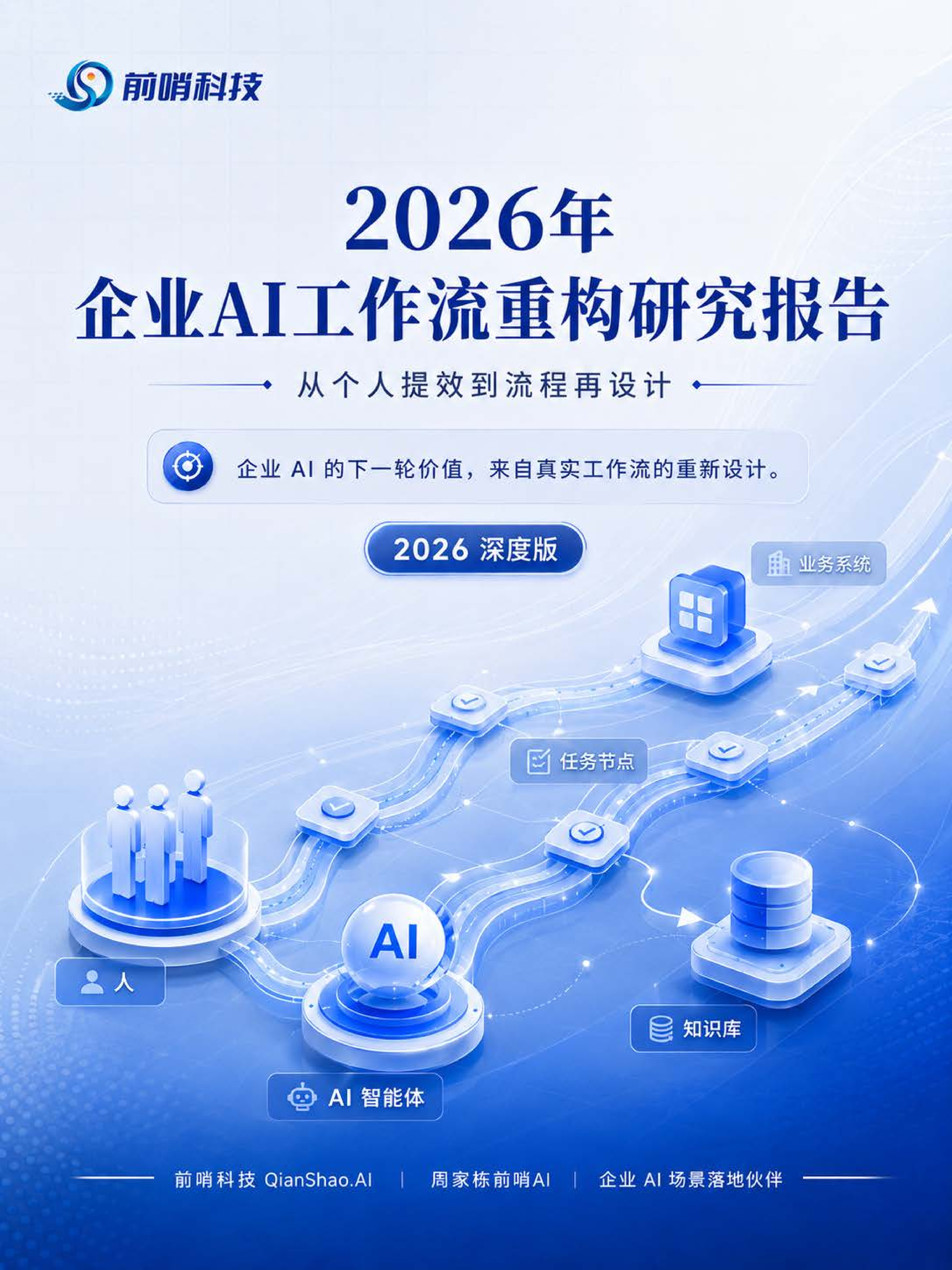 2026年企业AI工作流重构研究报告-从个人提效到流程再设计 第1页